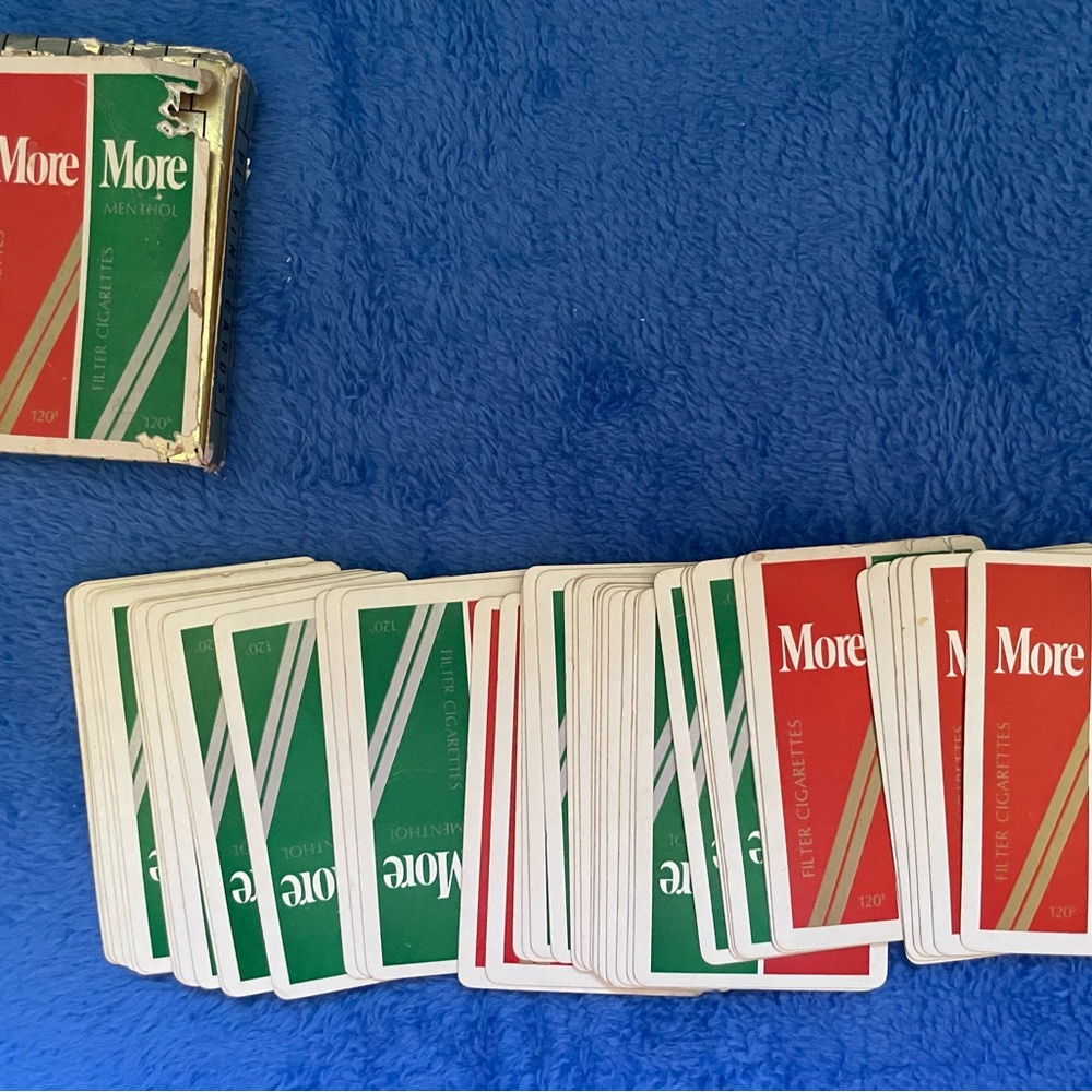 VINTAGE More Cigarette Playing Cards